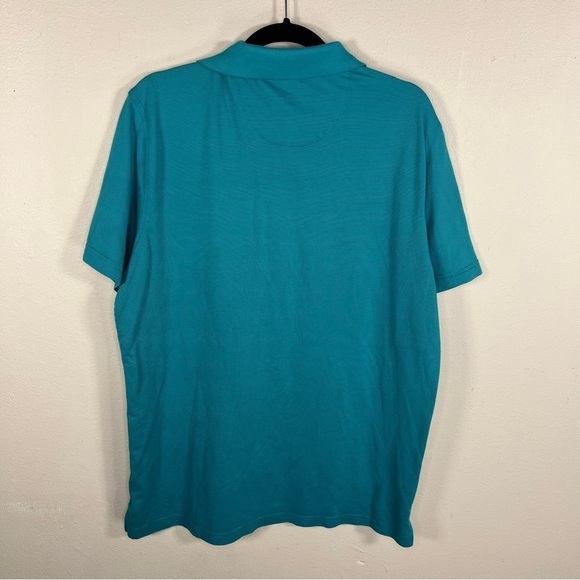 XL VAN HEUSEN GREEN FLEX POLO SHORT  SHORT SLEEVE  ATHLETIC GOLF STRETCH - Picture 2 of 8